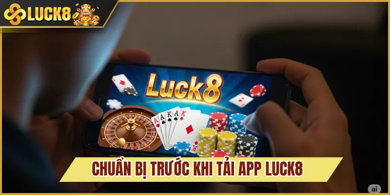 chuẩn bị tải app luck8